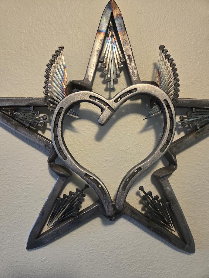 Flying Heart Rail Road Spike Star Raw