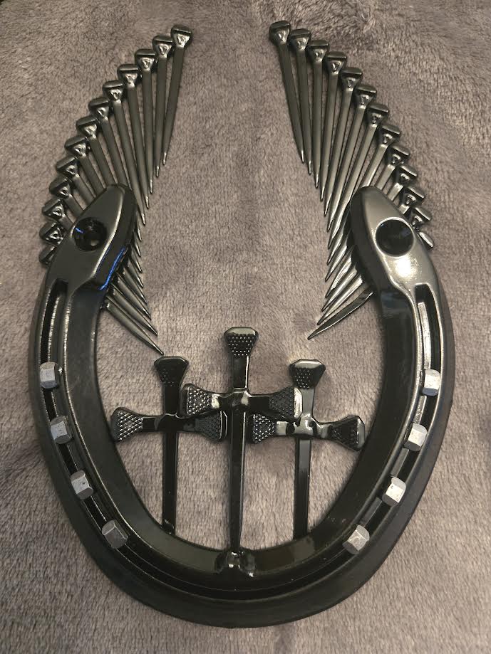 Heritage Cross & Winged Horseshoe Wall Hang Combo