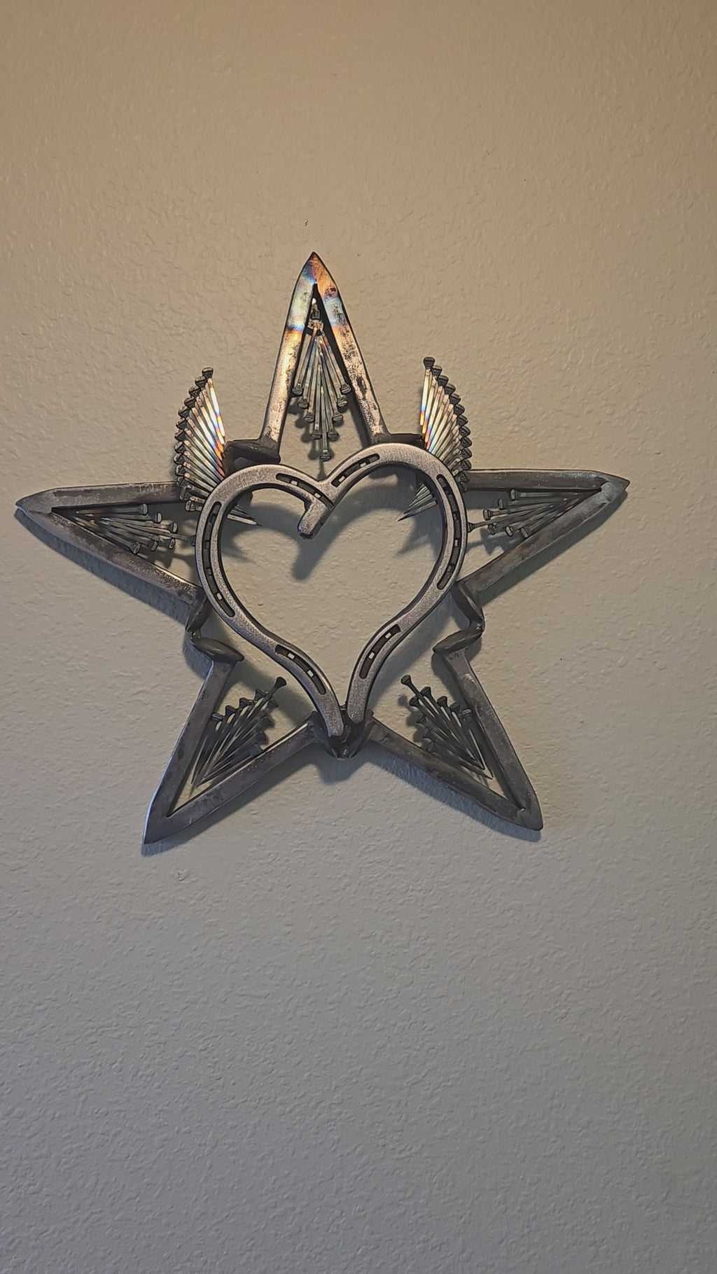 Flying Heart Rail Road Spike Star Raw