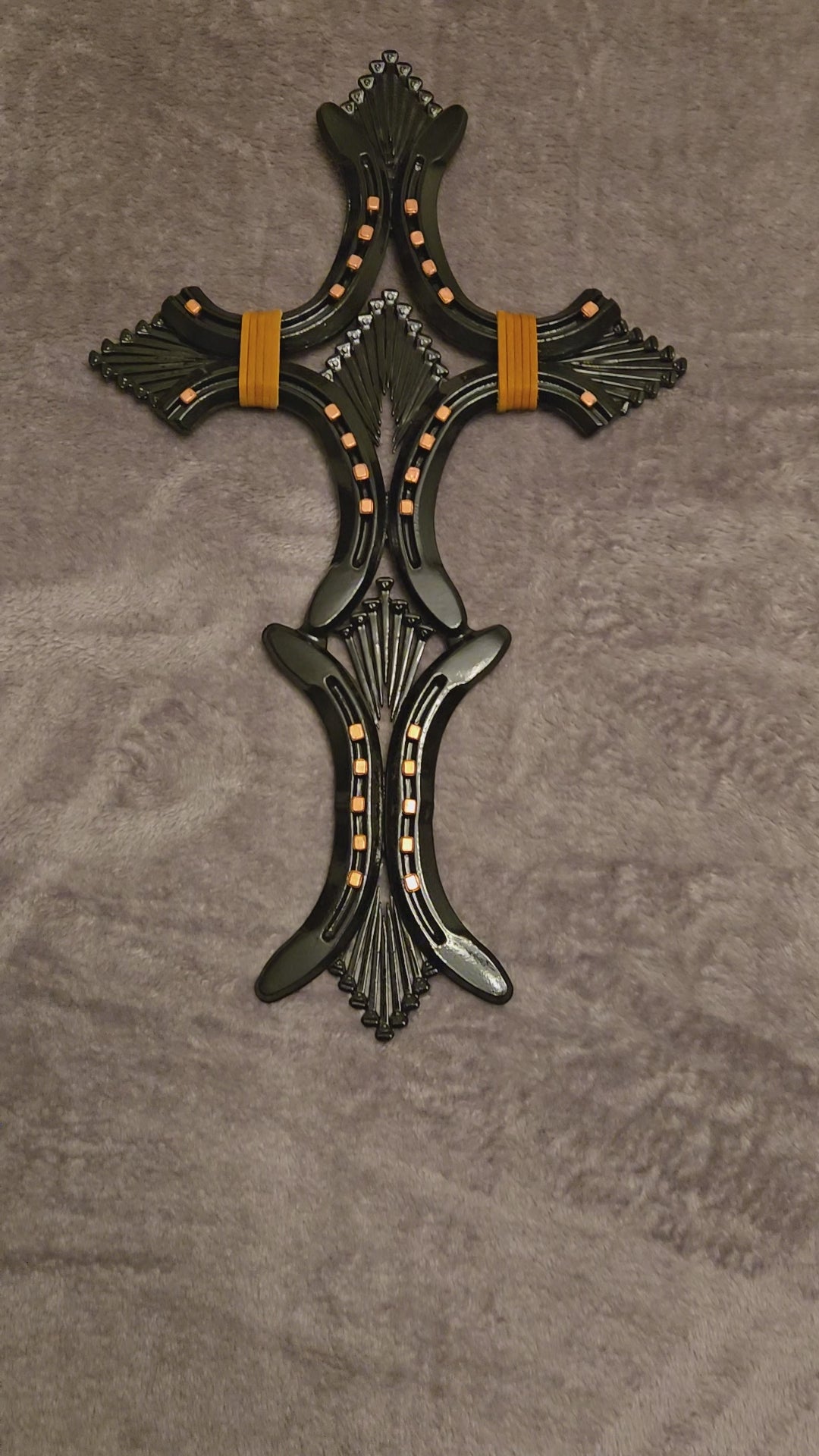 Black and Copper With leather